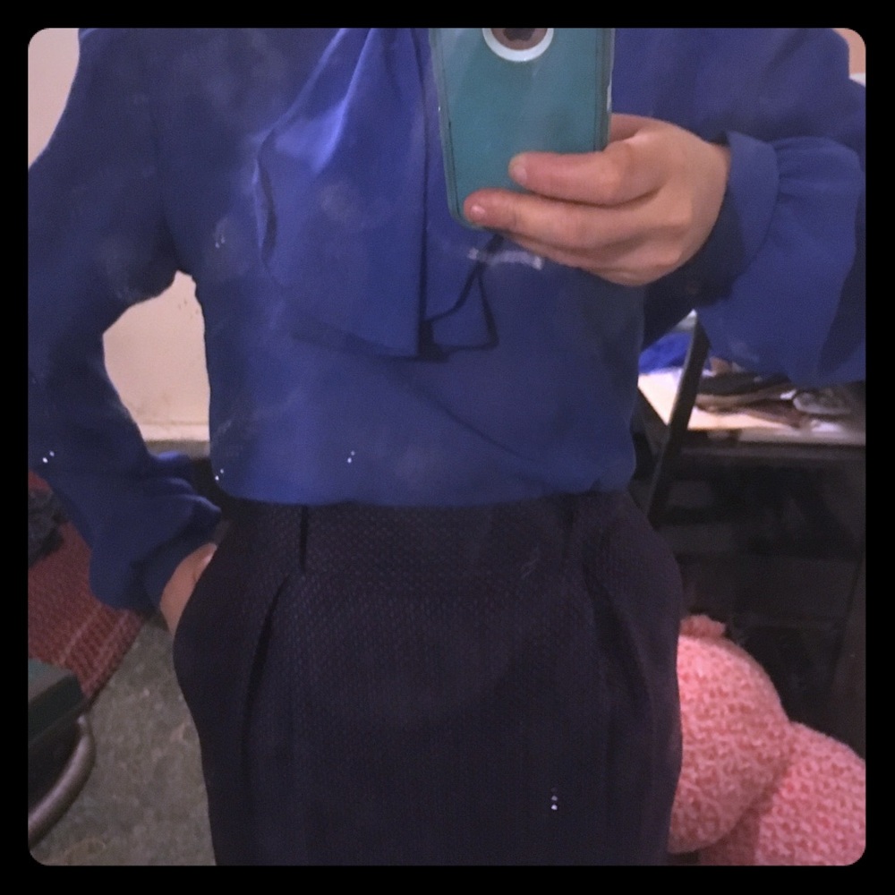 Vintage outfit 1960s-1970s skirt and blouse sexy